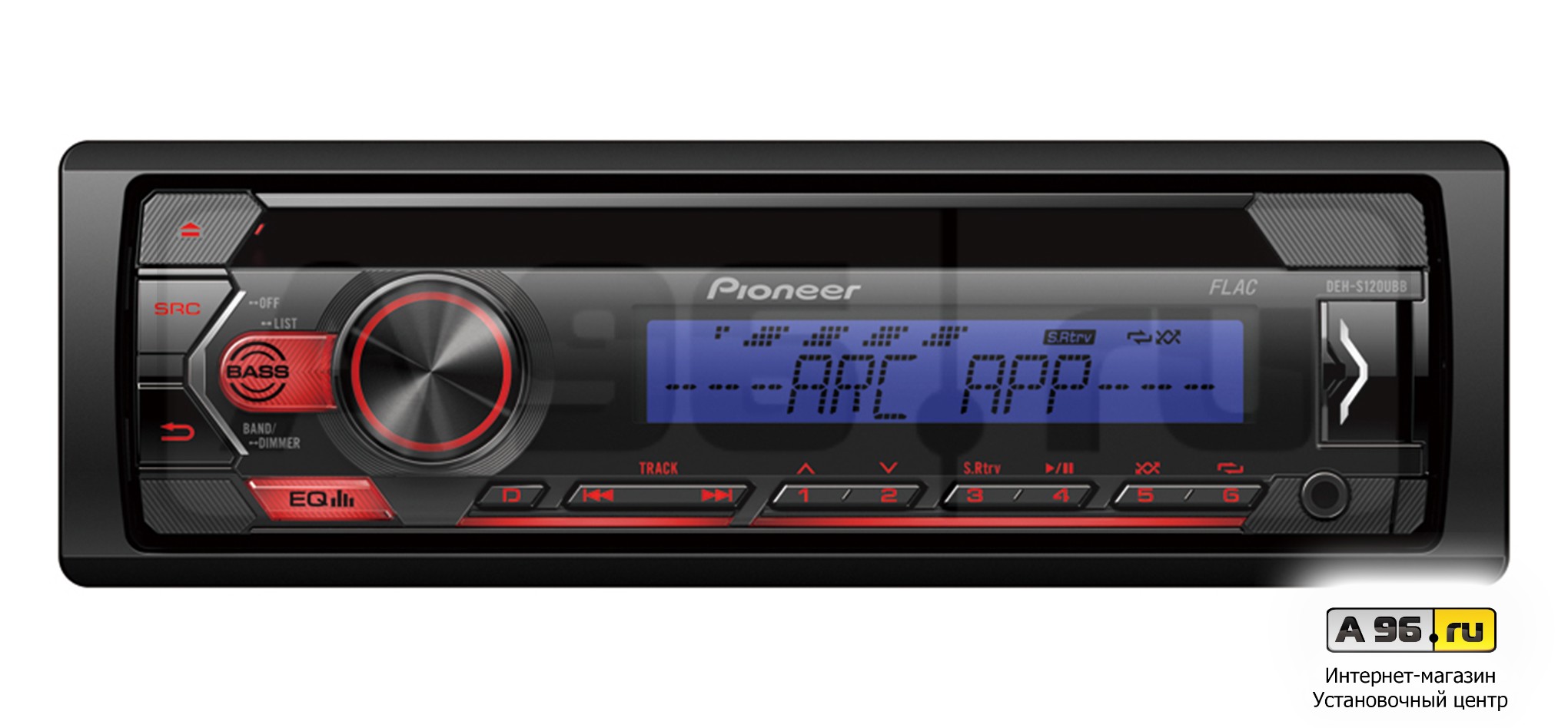 Автомагнитола CD USB MP3 Android Pioneer DEH-S120UBB (Pioneer)  Арт.DEH-S120UBB