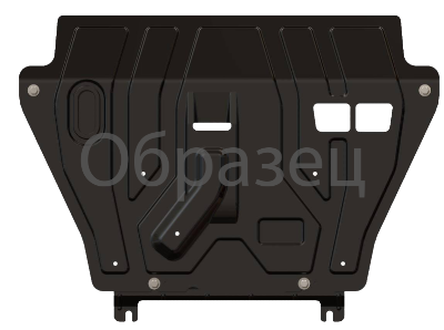 Защита картера (сталь) Автоброня на Ford Ecosport Защита картера + КПП 2018- (Арт. 111.01870.1)