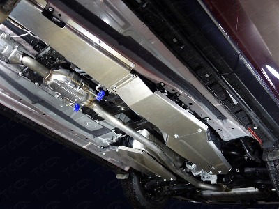 Защита адсорбера (алюминий) 4мм (не устанавливается без ZKTCC00338) на Mazda, CX-5, 2011-, Mazda, CX-9, 2017- (Арт. ZKTCC00126)
