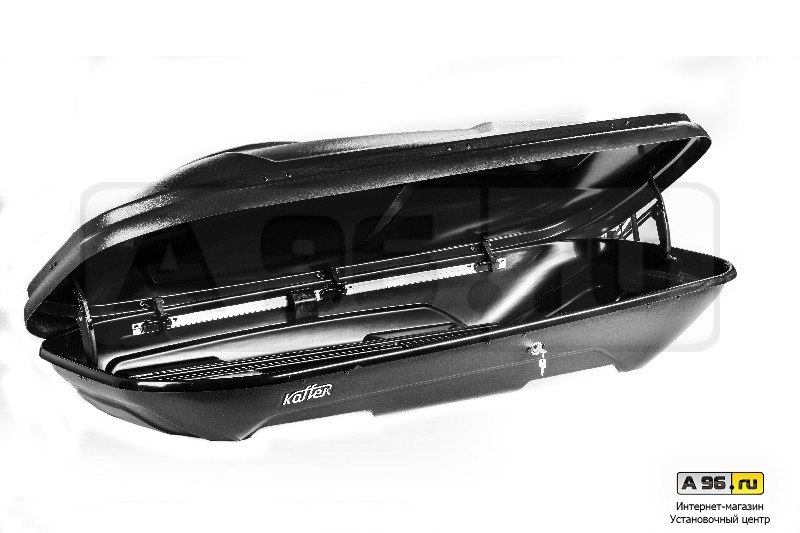 Автомобильный бокс (багажник на крышу) Koffer Sport 2090х860х390 черный матовый (duo open) 480л (Арт. KB480S)