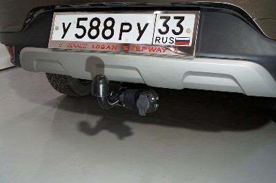 Фаркоп (ТСУ) (оцинкованный, шар A) на Dacia, LOGAN, 2018-, Renault, LOGAN STEPWAY, 2018- (Арт. TCU00145)